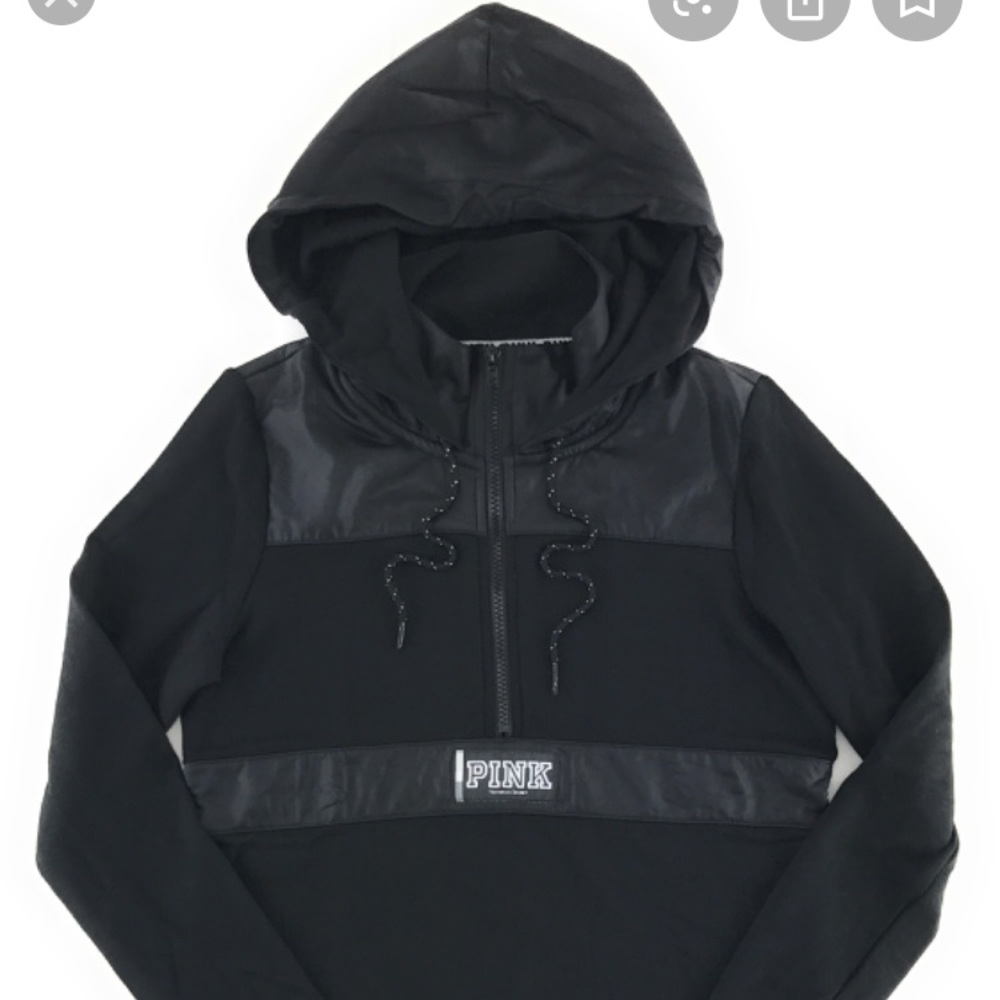 SMALL VS PINK HOODIE JACKET (USED)